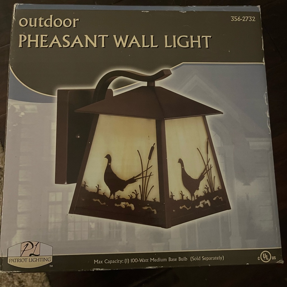 Patriot Lighting Outdoor Pheasant Wall Light
